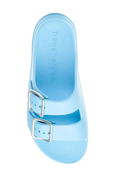 Shop Beach Slides Jslides Simply B Sandal In Sky Blue Eva