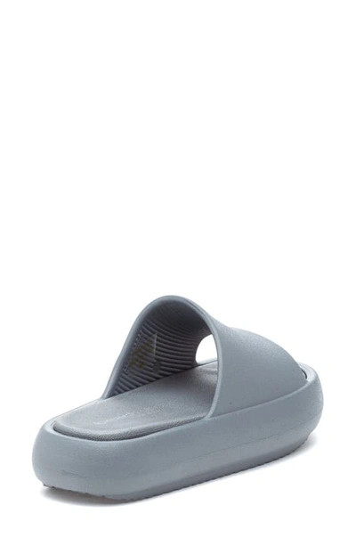 Beach Slides Squish Slide Sandal In Grey Eva