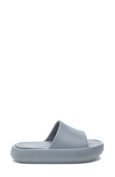 Beach Slides Squish Slide Sandal In Grey Eva