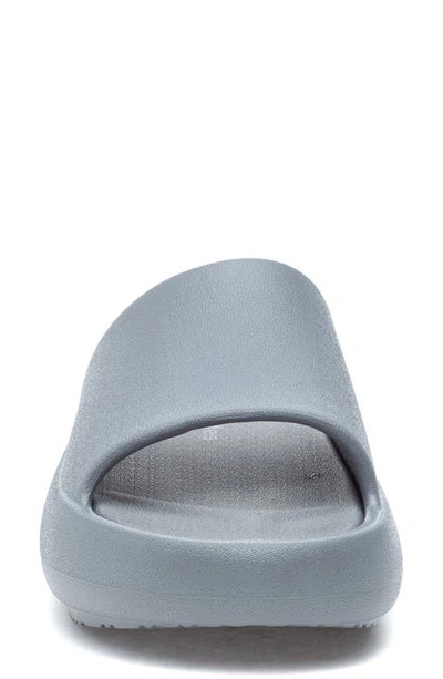 Beach Slides Squish Slide Sandal In Grey Eva