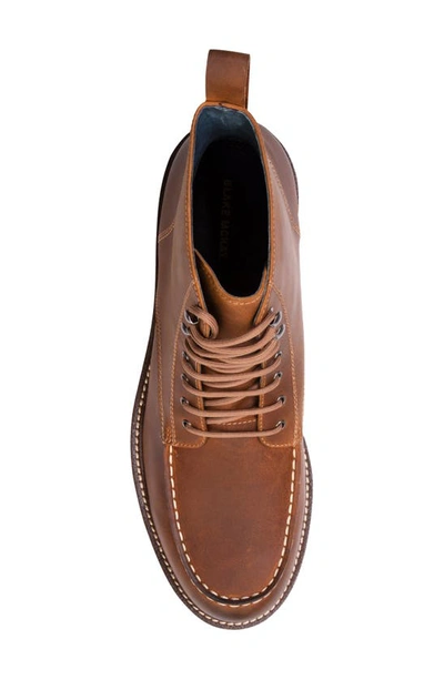 Shop Blake Mckay Greenwood Moc Toe Leather Boot In Tan