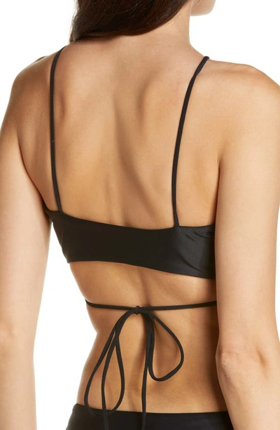 Shop Jade Swim Livi Bikini Top In Black