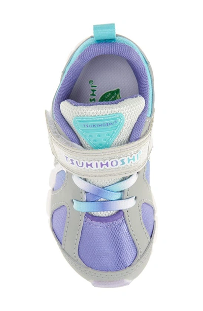 Shop Tsukihoshi Rainbow Sneaker In Gray/ Purple