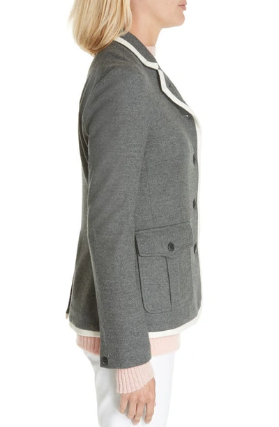 Shop Rag & Bone Uni Wool Blazer In Charcoal