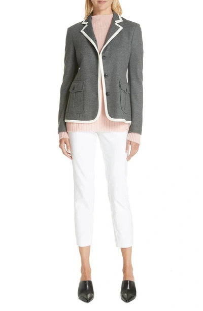 Shop Rag & Bone Uni Wool Blazer In Charcoal