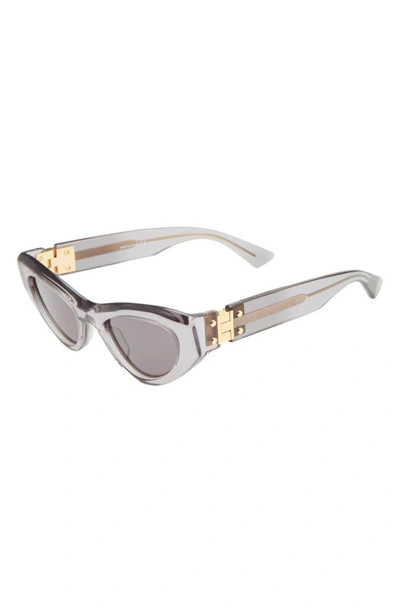 Shop Bottega Veneta 49mm Cat Eye Sunglasses In Grey