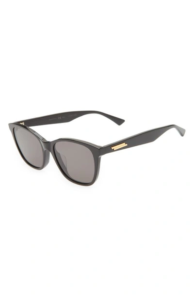 Bottega Veneta New Classic 55mm Cat Eye Sunglasses In Black