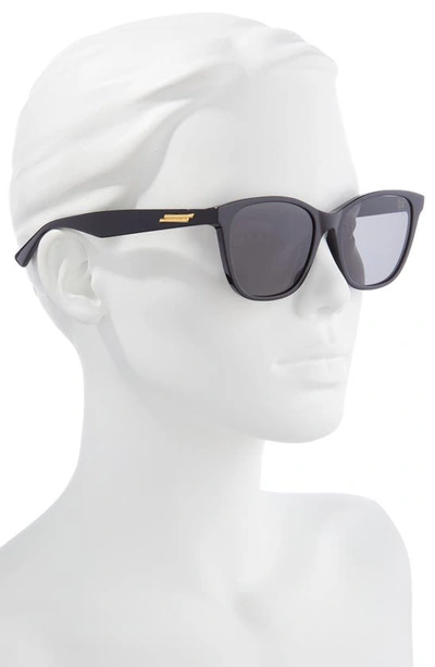 Bottega Veneta New Classic 55mm Cat Eye Sunglasses In Black