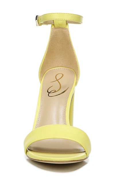 Shop Sam Edelman Yaro Ankle Strap Sandal In Butter Yellow