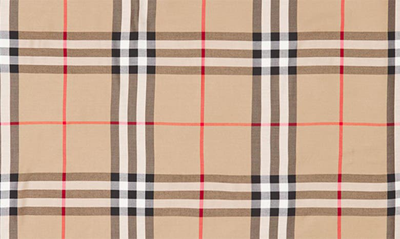 Shop Burberry Vintage Check Silk & Wool Scarf In Archive Beige