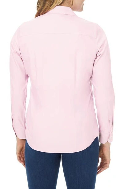 Foxcroft Dianna Cotton Non-iron Shirt In Pink