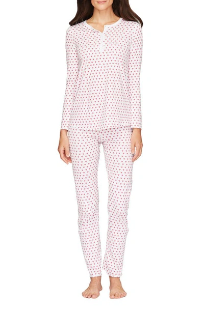Shop Roller Rabbit Heart Pajamas In Pink