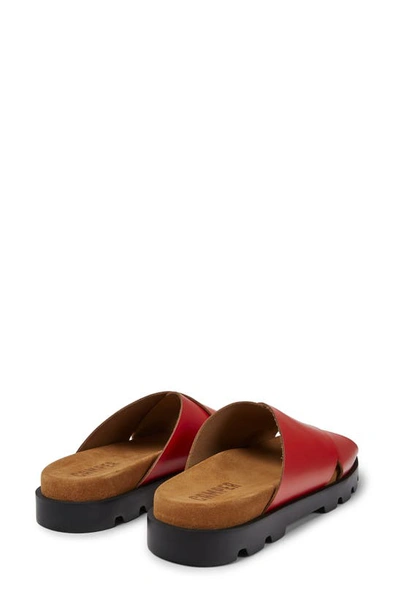Shop Camper Brutus Slide Sandal In Bright Red