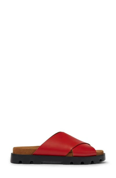 Shop Camper Brutus Slide Sandal In Bright Red