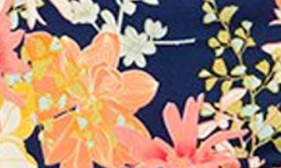 Shop Leota Isla Floral Cowl Neck Jumpsuit In Gfmb - Ginkgo Floral
