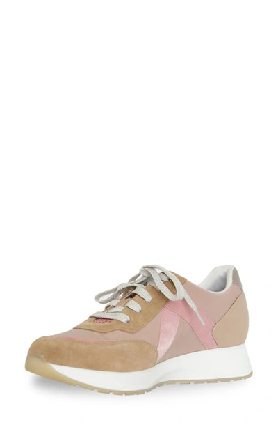 Shop Munro Piper Sneaker In Dusty Rose/ Camel/ Pink Combo