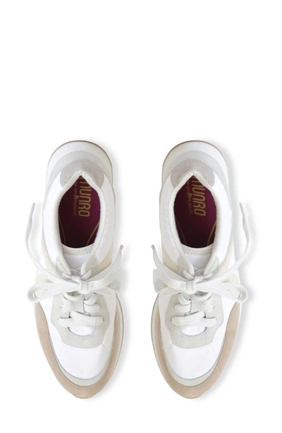 Munro Piper Sneaker In White Combo