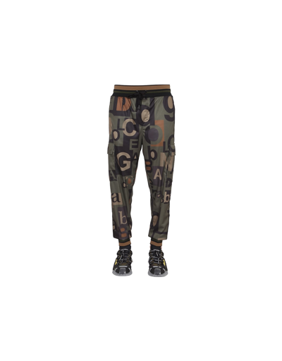 Shop Dolce & Gabbana Jogging Pants In Army