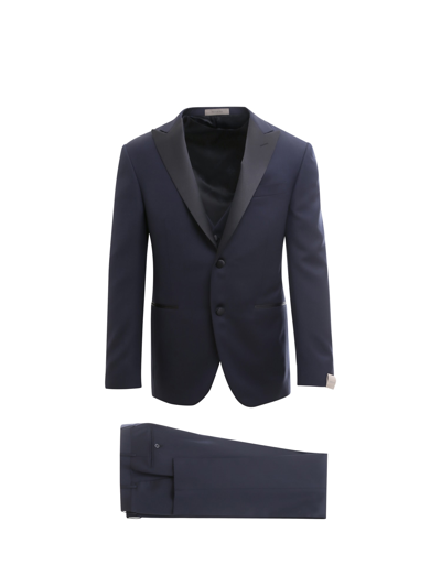 Shop Corneliani Tuxedo In Blue