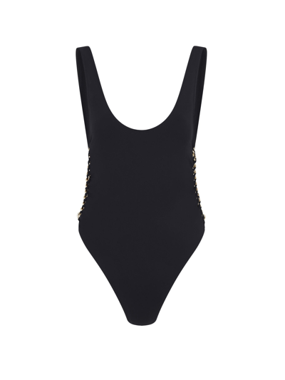 Shop Stella Mccartney Swimsuit In Black