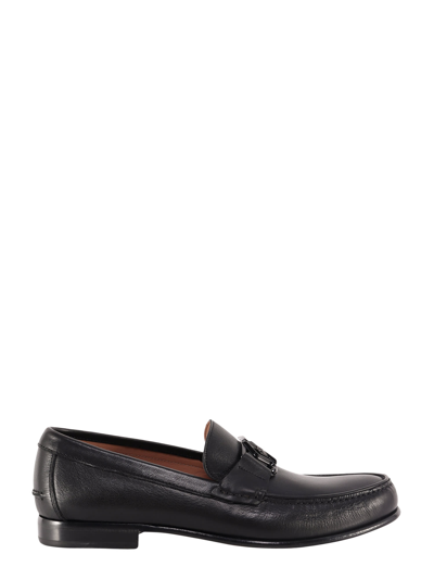 Shop Ferragamo Loafer In Black