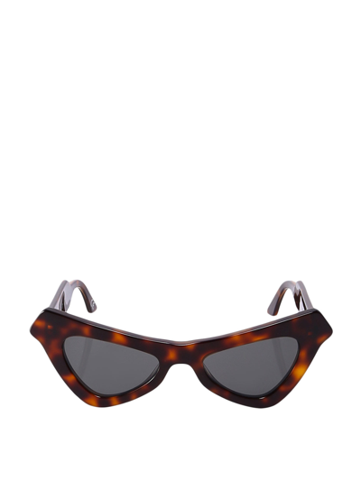 Shop Marni Sunglasses In Brown
