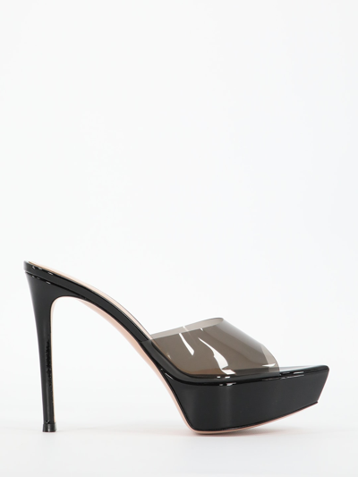 Shop Gianvito Rossi Betty Black Sandals