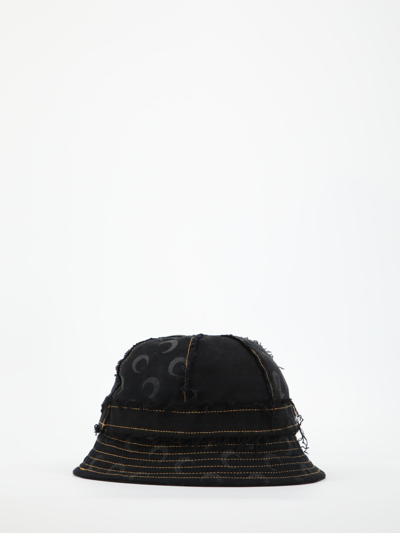 Shop Marine Serre Moon Bucket Hat In Black