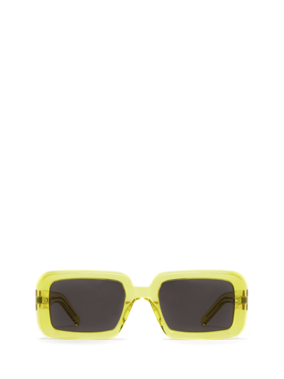 Shop Saint Laurent Sl 534 Sunrise Yellow Sunglasses