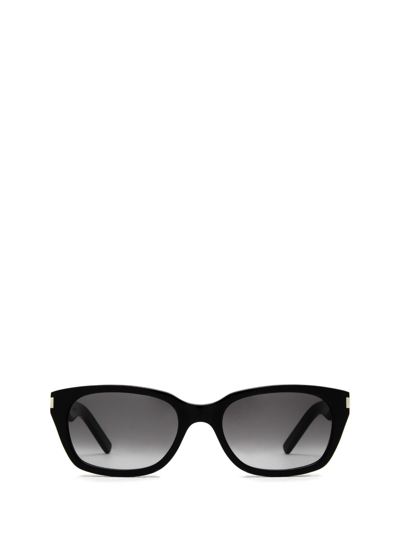 Shop Saint Laurent Sl 522 Black Sunglasses