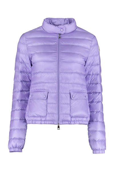 Moncler Lans Full Zip Down Jacket In Pink & Purple | ModeSens