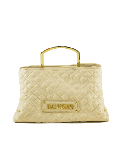 Shop Love Moschino Womens Ivory Handbag
