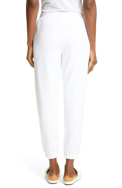 Shop Vince Essential Joggers In Optic White