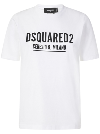 Shop Dsquared2 Ceresio9 T-shirt In White