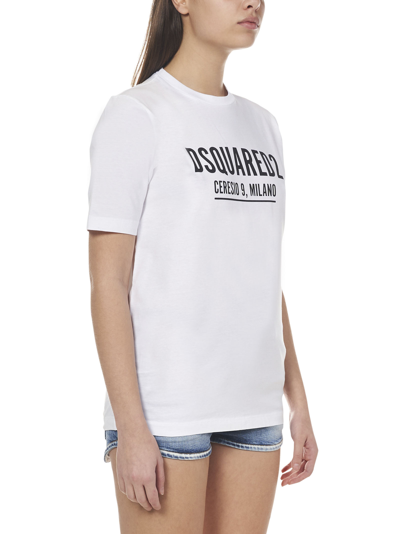 Shop Dsquared2 Ceresio9 T-shirt In White