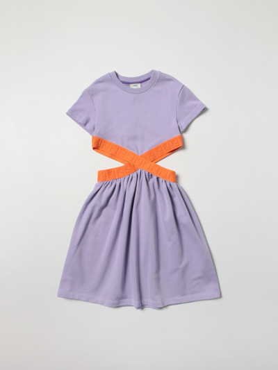 Shop Fendi Dress  Kids Color Wisteria