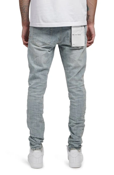 Shop Purple Brand  Ripped Skinny Fit Jeans In Light Dirty Wax