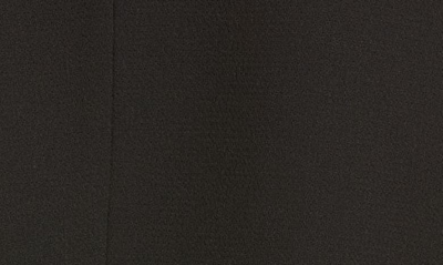 Mach&mach Crystal Trim Crop Wool Wrap Blazer In Black