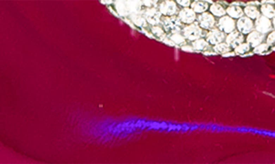 Mach&mach Double Bow Slide Sandal In Fuchsia