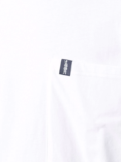 Shop Mackintosh Rain Or Shine Organic-cotton T-shirt In White