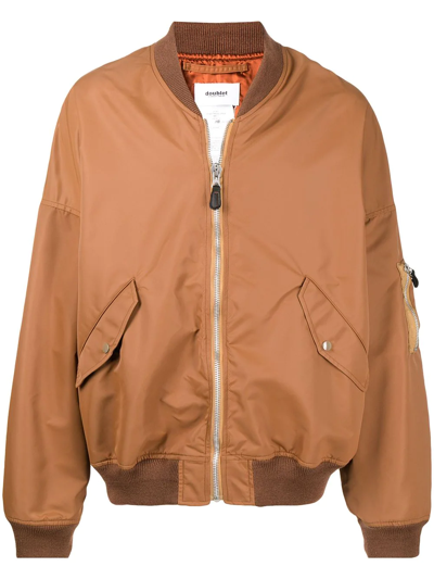 Shop Doublet Onion Dye Bomber Jacket In Orange