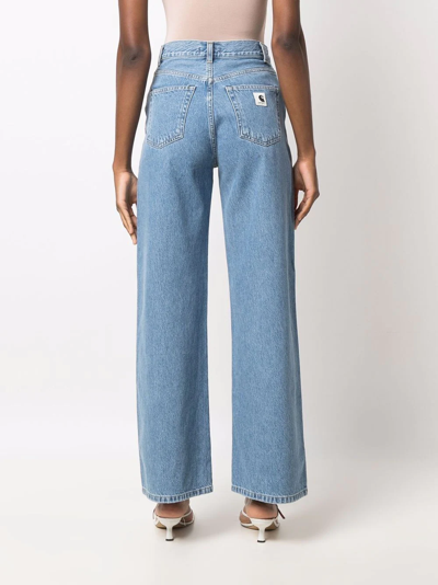 Carhartt Brandon Cotton Denim Jeans In Blau