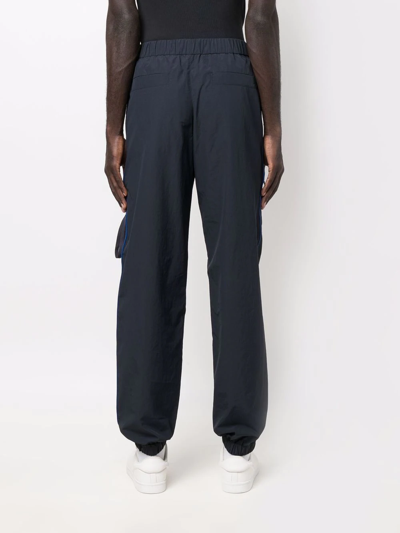 Shop Jacquemus Le Jogging Technical Track Pants In Blau