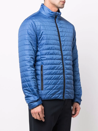 Geox Wilmer Padded Jacket In Blue | ModeSens