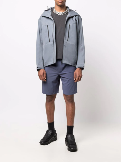Gr10k Wool Zip-up Jacket In Grey