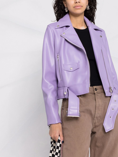 ESMERALDA 人造皮质机车夹克