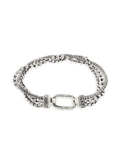 Shop John Hardy Women's Chain Classic Sterling Silver Triple-row Bracelet