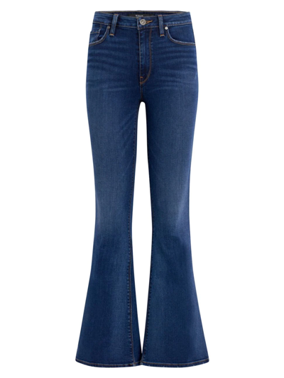 Shop Hudson Women's Holly Flared High-rise Jeans In Part Time