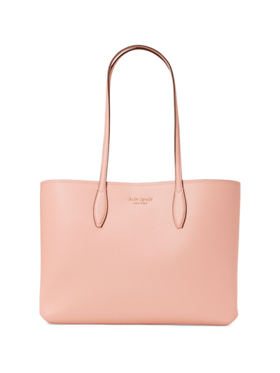 Shop Kate Spade Women's Large All Day Leather Tote In Coral Gable