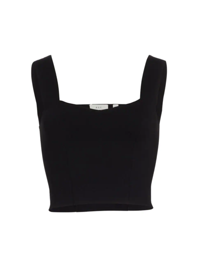 Shop A.l.c Women's Jordana Sleeveless Cropped Top In Black